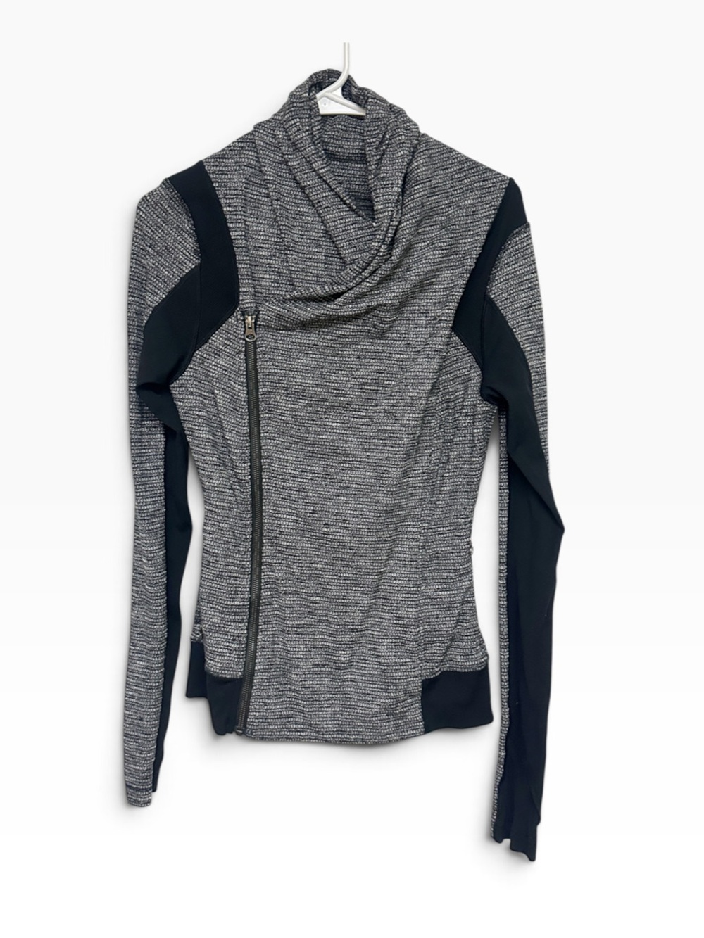 Lululemon Bhakti Yoga Jacket Coco Pique Black/ Black Size 6